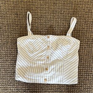 Fitted crop top